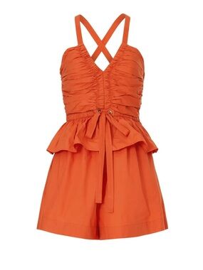 Ulla Johnson orange romper